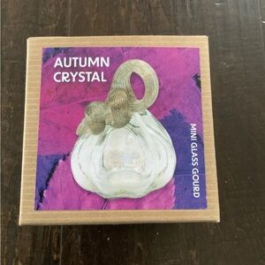 Glass Eye Studio Art - Autumn Crystal Gourd NEW